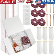 Bridesmaid Proposal Gift Set of 6 Elegant Boxes Customizable Party Essentials US