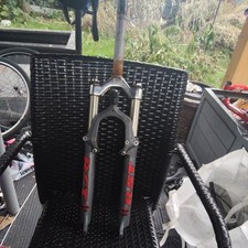 RST Mozo Pro Front Suspension Forks In Grey/Silver/Gold (1+1/8th) 230 steerer