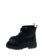 Cthy Double Sole Lether Boots/Lace Up Boots/3/Blk/Leather/Cthy-8-003 3546