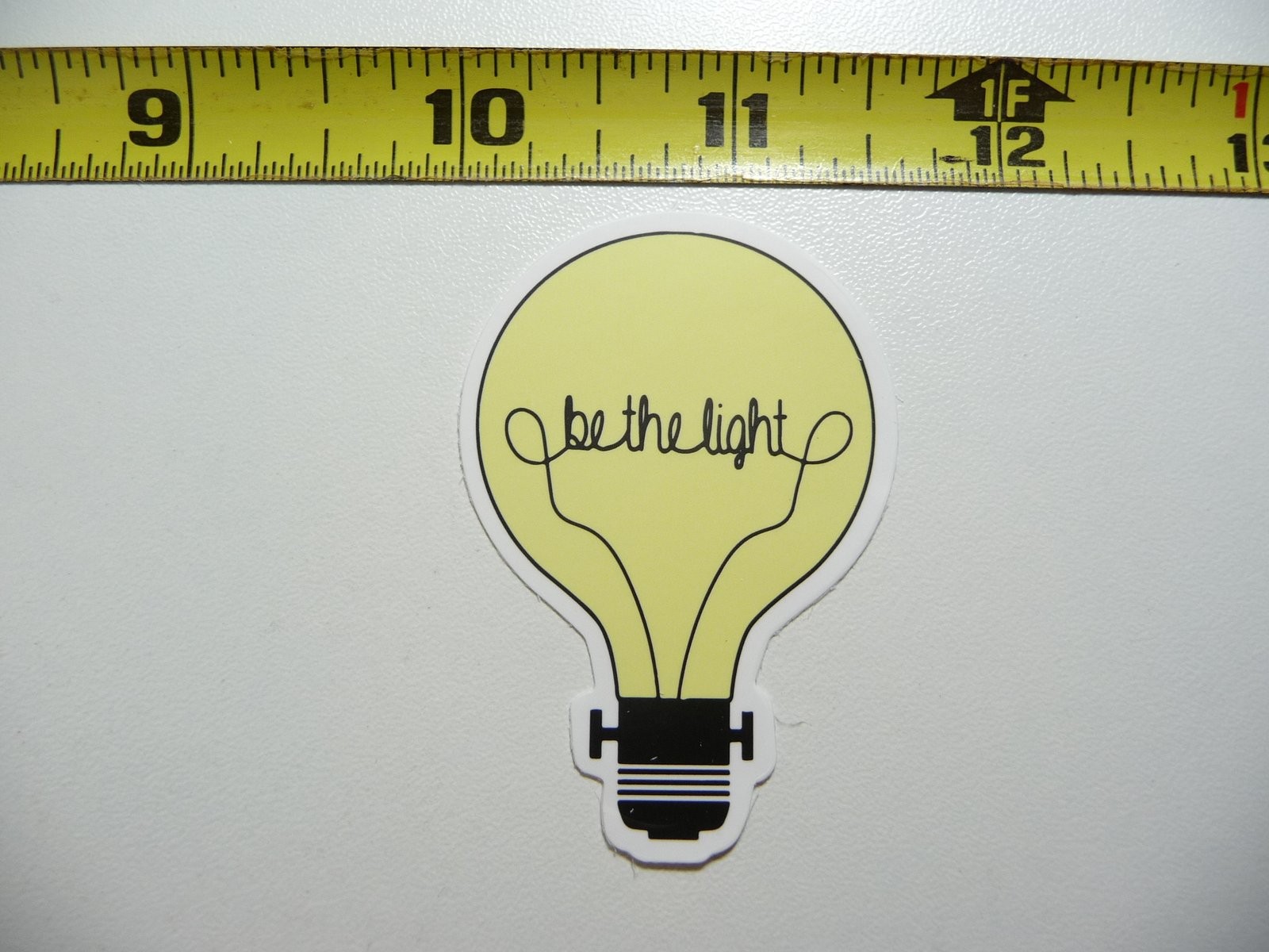 RELIGIOUS BE THE LIGHT LIGHT BULB DECAL STICKER CHURCH RELIGION FAITH CHRISTIAN