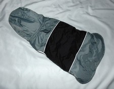 Dog Winter Waterproof Coat Jacket w/ Fleece Lining Gray size S Double Sided