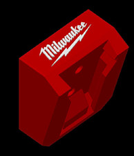 Wall Mount Battery Holder Bracket for Milwaukee M18 18V Lithium-Ion Batteries