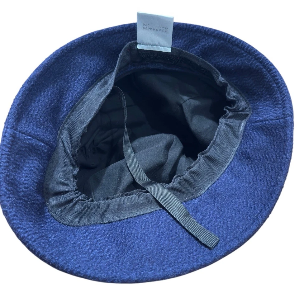 De colección Elite Para Mujer Azul Marino Mezcla de Lana Cabbie Newsboy Sombrero Gorra Sombrero Ajustable Foto 4 de 4