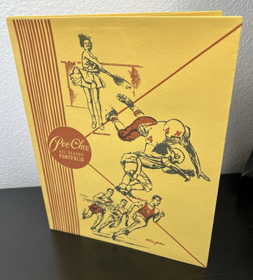 #ad Vintage Pee Chee All Season Portfolio Folder Mead 1980’s Yellow $9.99