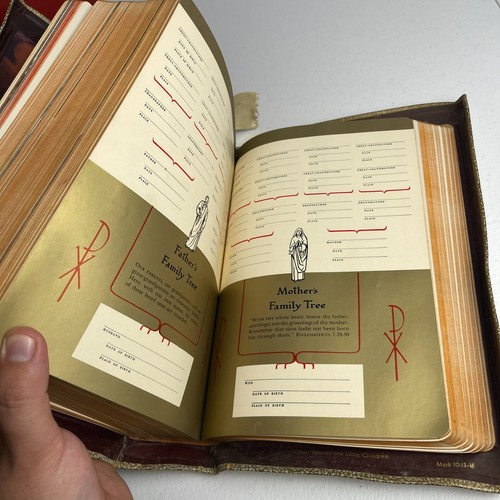 Vintage 1958 - The Holy Name Deluxe Edition of the Catholic Bible - Bild 4 von 21