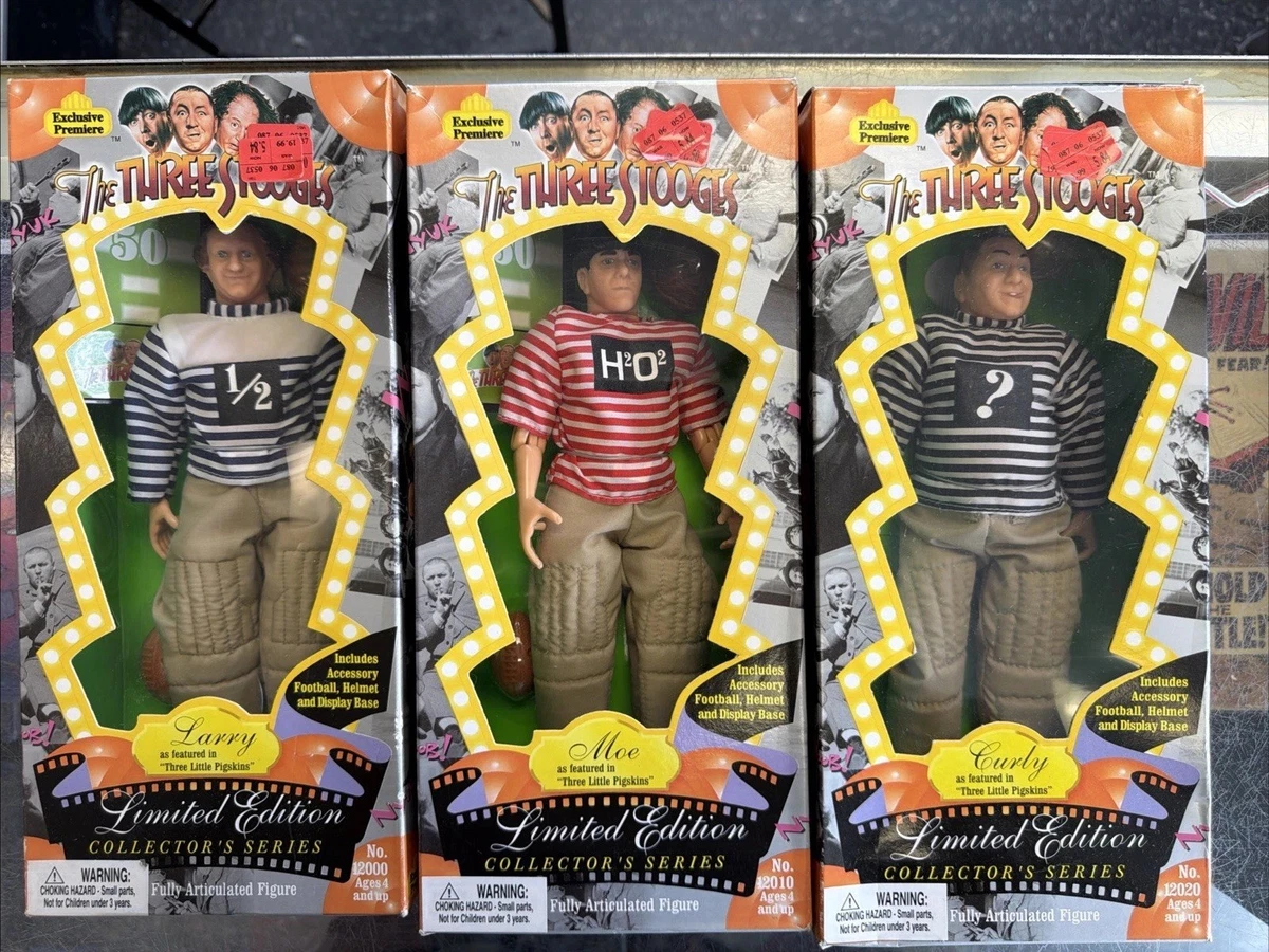 The Three Stooges Cartoon & TV Character Action Figures with