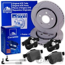 ATE PowerDisc BREMSSCHEIBEN + CERAMIC BELÄGE VORNE für MERCEDES E-KLASSE W211