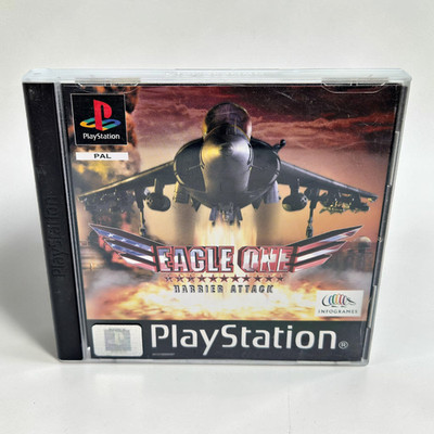 Eagle One Harrier Attack Sony PlayStation 1 PS1 Guter Zustand OVP
