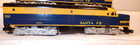 American Flyer SHINY, New Looking, Rare Blue&Yellow SantaFe 21910 &-1 Diesel Set — photo 3