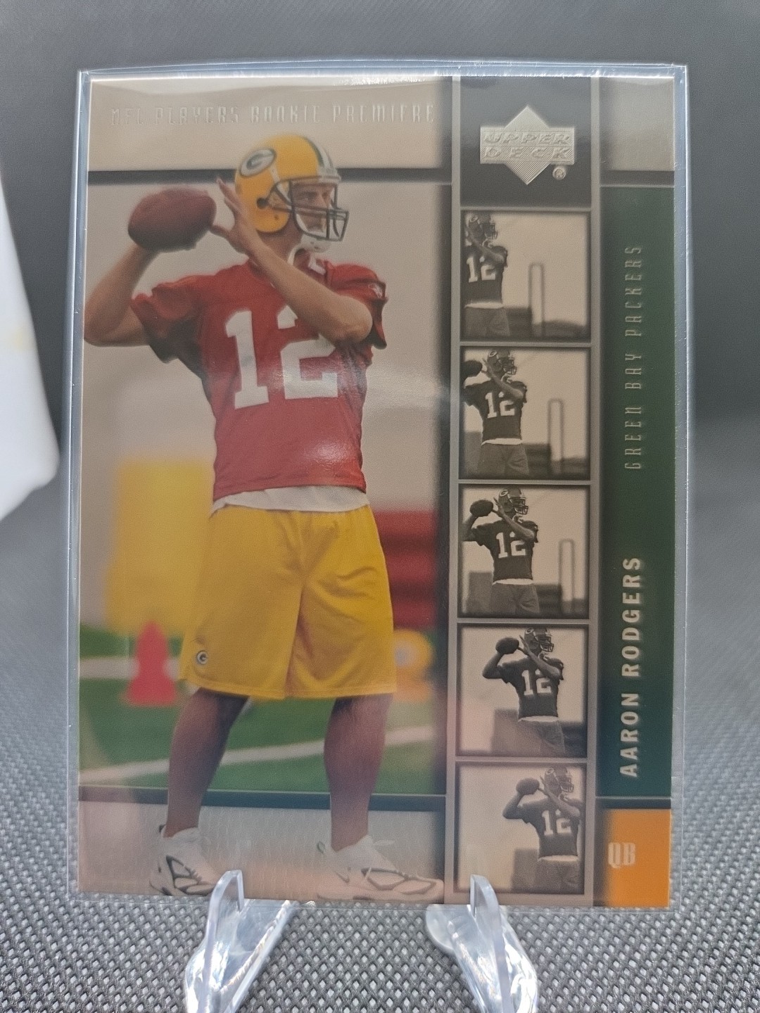 2005 Upper Deck NFL Players Rookie Premiere - Aaron Rodgers #16 (RC)