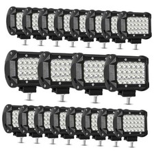 4 Inch LED pod Lights for Trucks - 72W 12000LM 12V/24V LED Work 72W-20 Pack