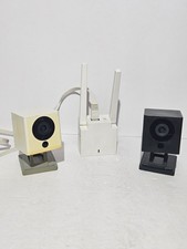 WYZE Cam Outdoor WVOD1 Lot of 2 with Base Station Hub Untested For Parts