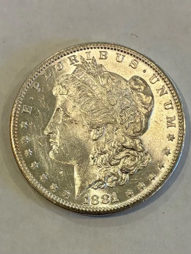 1881 S Uncirculated Morgan Siilver Dollar