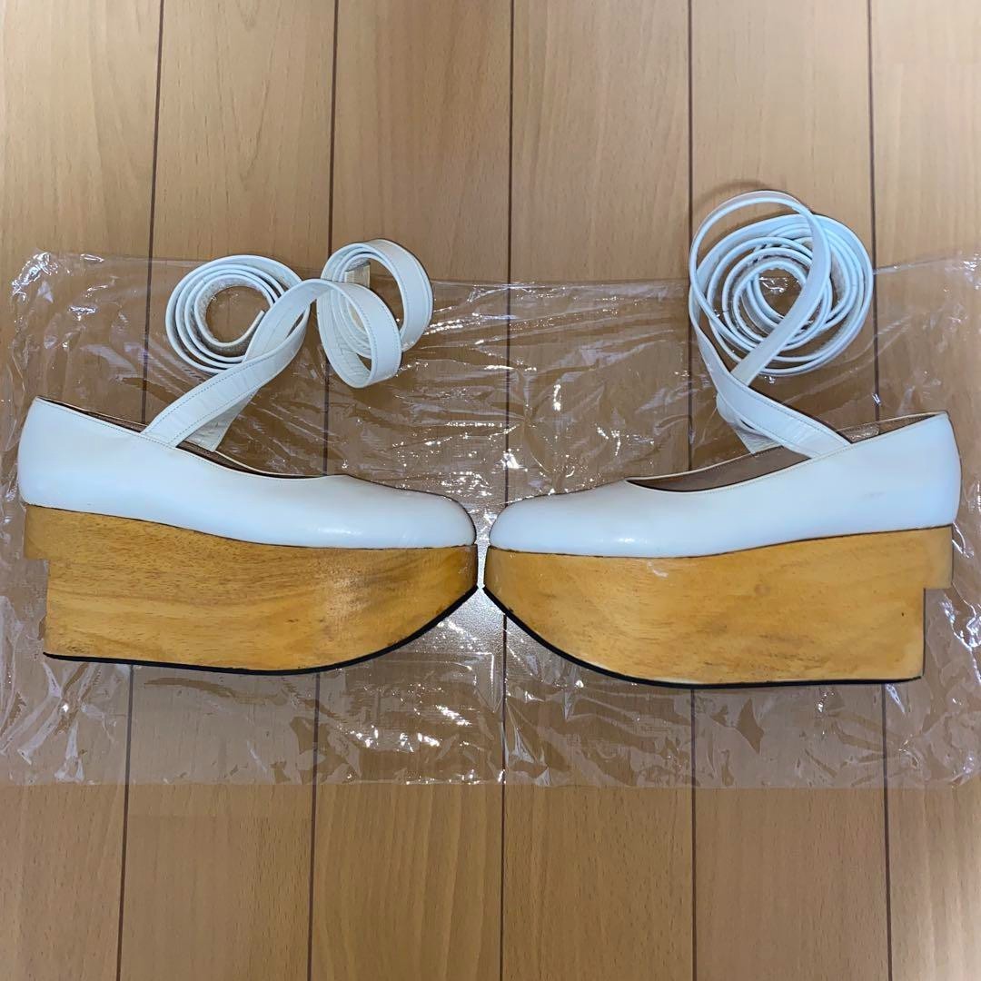 靴 Vivienne Westwood Rocking Horse White 5 Vivienne Westwood Women's Rocking Horse Ballerina Shoes White