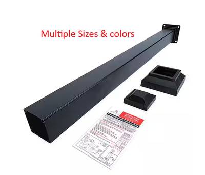 Aria Railing 3 in. x 3 in. Aluminum Deck Post Kits, Multiple Sizes & Colors