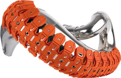 POLISPORT 1983-2004 KX500 Kawasaki ARMADILLO PIPE GUARD ORANGE 8469200002