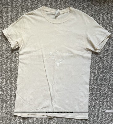 Kanye West I feel like Pablo Beige Logo Graphic Print Crew Neck Tee S