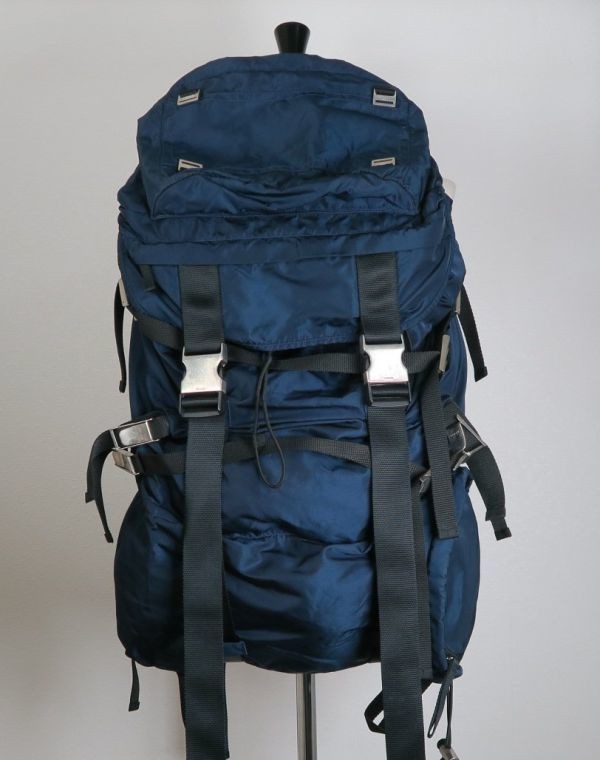 Rare  PRADA V134 Large Backpack Navy backpack b6238 from japan thumbnail 2
