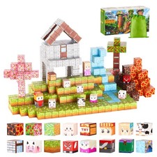VEVOR Magnetic Blocks 150 PCS Forest Castle Set STEM Montessori Sensory Toys
