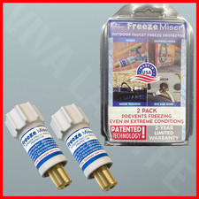 2PACK Freeze Miser Outdoor Faucet Freeze Protection Extreme Conditions BRAND NEW