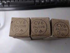 CV6 - TUBE VENTIL 3 Stück - VORVERSTÄRKERVENTILE Nos - CV6 