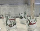 Set Of 4 Winter Christmas Glasses — photo 1