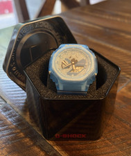 Casio G-SHOCK Blue Analog-Digital Resin Watch...