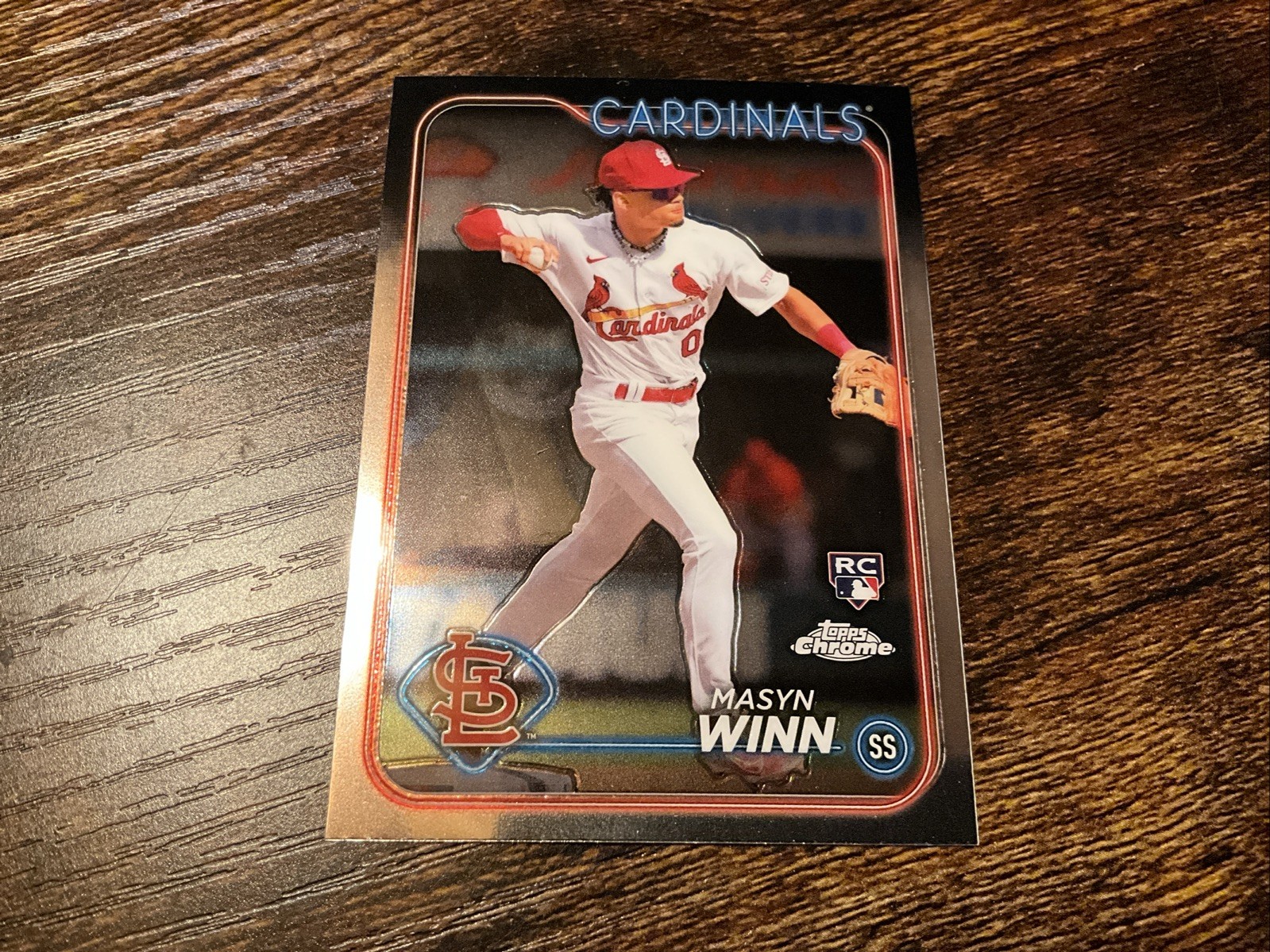 #306 2024 Topps Chrome Masyn Winn Rookie Card #189 Cardinals RC