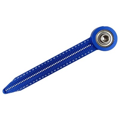 Adjustable Woodworking Precisions Rule Sliding Metal Drawing Ruler Scriber Ruler