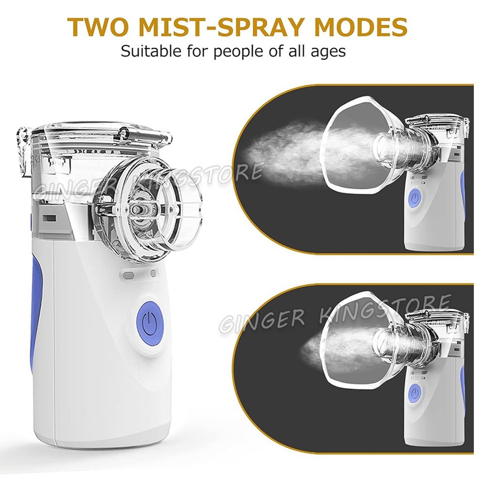 Discreet Inhaler Device Handheld Asthma Inhaler Low Noise Mini Handheld Mesh Respirator | eBay ...