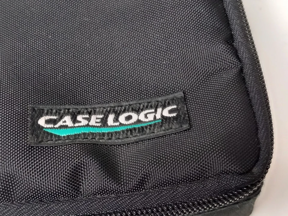 Case Logic Cassette Tape Carrying Case 15 Capacity Black x 2 - Image 2 of 4
