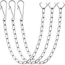 3Pack Universal Toilet Flapper Chain Replacement Kit Stainless Steel Lift Ch...
