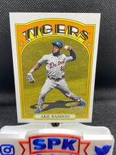 2021 Topps Heritage High Number AKIL BADDOO ACTION VARIATION #540 TIGERS RC