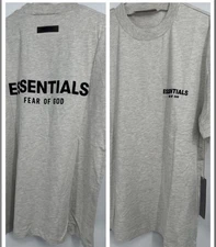 Essentials Shirt Fear Of God In Oatmeal Sz Small Fits M-L Oversized Authentic