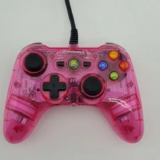 PowerA 106101 Wired Gaming Controller Clear Pink for Nintendo Switch