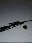 Vintage Late Issue 1970's HASBRO GI Joe AT Black Scoped Gu  w/Rubber Strap Toy