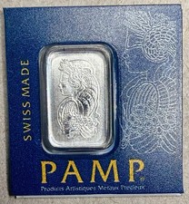 1g Platinum Bar - PAMP Suisse Lady Fortuna In Assay Serial Number C176032 4354.49 per troy oz