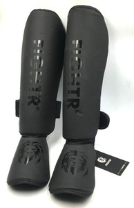 LG FIGHTR Shin Guards Thick Shin Foot Protection  Kickboxing MMA Martial Arts