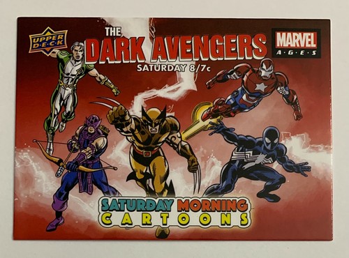 Tarjeta de inserción de dibujos animados de sábado por la mañana Upper Deck Marvel Ages 2020 #1-9 ¡tú eliges! - Imagen 10 de 10