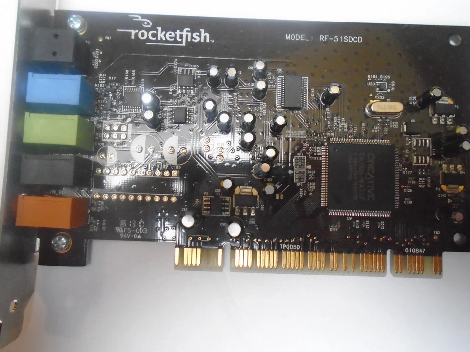 ROCKETFISH RF-51SDCD PCI Sound Card for PC Removed From Working system - Image 4 of 4