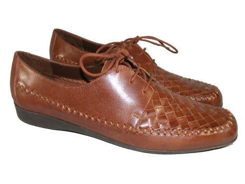 Auditions Brown Leather Slip-Ons - 12N | eBay display picture 1