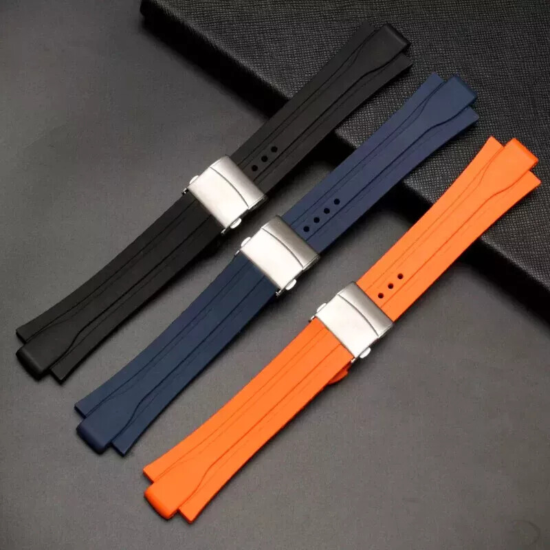 Oris 773 F1 Racing Williams 24mm Black Rubber Dive Watch Strap