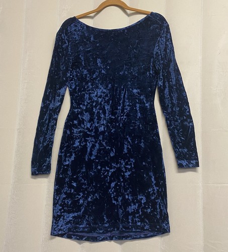 Vintage Tapemeasure Women’s Dress Large Velvet Velour Dark Romantic Whimsigoth