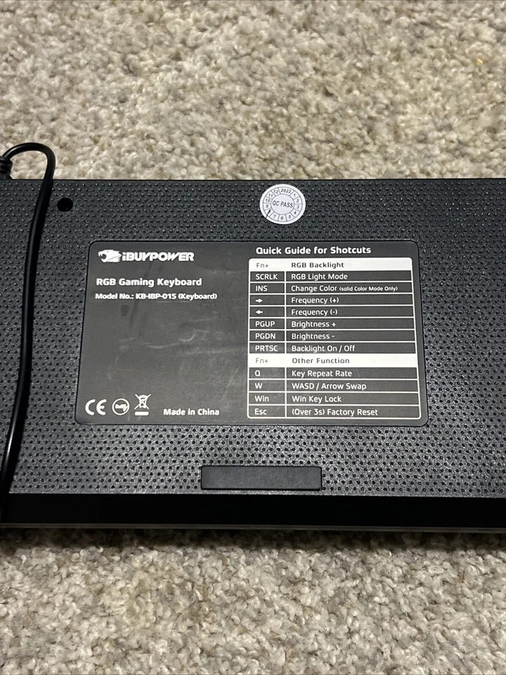 iBuypower wired keyboard and mouse bundle - Image 2 of 3