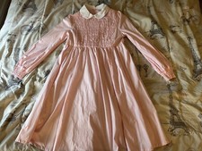 Stranger Things Eleven Season 1 Collared Pink Dress Women s Small Costume