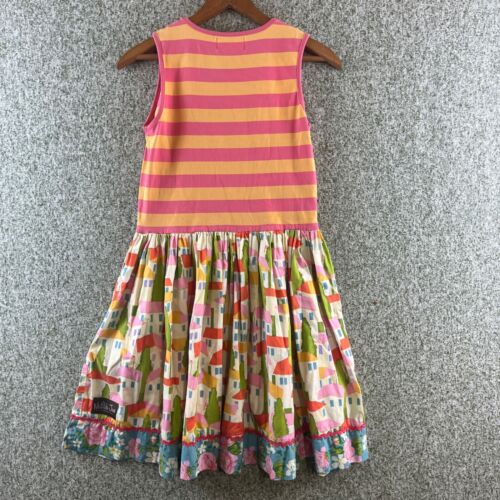 Matilda Jane Girls Dress 14 Doll Striped Floral Village Spring EUC - Picture 5 of 7