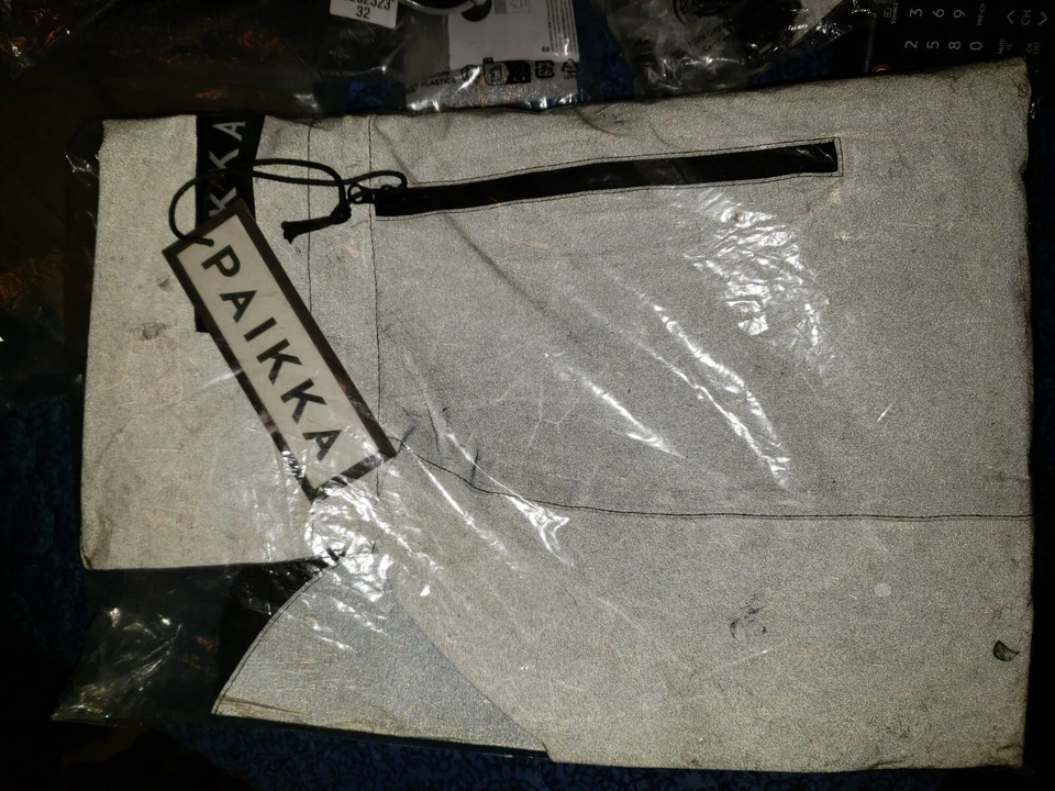 Jaqueta de chuva Paikka visibilidade cachorro preta 50cm 20 polegadas tamanho animal de estimação grande nova com etiquetas - Imagem 3 de 3