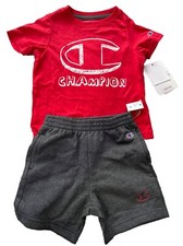 Champion Boys Kids Toddlers Sleeve Tee Shorts Set 2T
