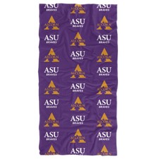 Alcorn State University Beach Towel/Bath Towel, 30"x60" Logo Pattern
