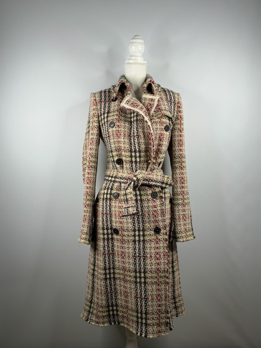 Burberry Coat Burberry Mantel Muster Kaschmir Stoff FÃ¼r Mantel